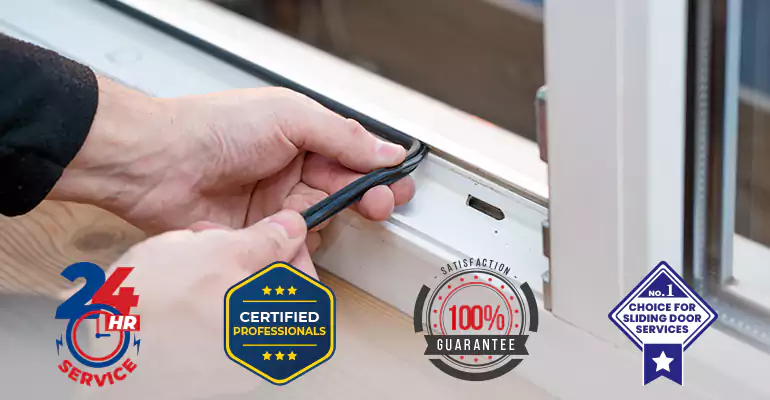 Sliding Glass Door Track Repair and Cost Estimate in Cooper City